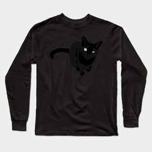 Hypno Kitty look into his eye Long Sleeve T-Shirt